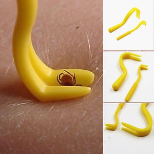 New Tick Twister Remover Hook Tool. Pack x 2 Sizes Human pets dogs works great
