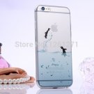 2016 Popular Marine Animals Transparent Blue Dolphins Penguins Polar Bears Sink Case Cover