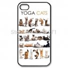 Popular Yoga Cats New Style Durable Case Cover For iPhone 4 4S 5 5S 5C 6 6s 6plus 6s plus