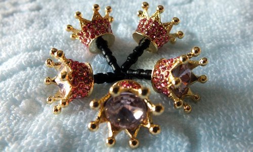 New beautiful sparkling crown 3.5mm headphone dust plug