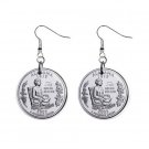 Alabama State Quarter Dangle Earrings Jewelry 1 inch Buttons 12302753