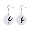 Baton Twirler #3 Dangle Earrings Jewelry 1 inch Buttons 12247248