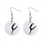 Baton Twirler #3 Dangle Earrings Jewelry 1 inch Buttons 12247248