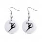 Twirling Baton Twirler #4 Dangle Earrings Jewelry 1 inch Buttons 12247249