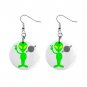 Alien Toby Axis Dangle Earrings Jewelry 1 inch Buttons 12247271