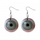 Staring Eye Dangle Earrings Jewelry 1 inch Buttons 12247273
