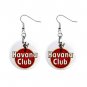 Havana Club Label Dangle Earrings Jewelry 1 inch Buttons 12247281