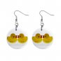 Rubber Ducky Duckies Duck Dangle Earrings Jewelry 1 inch Buttons 12247286