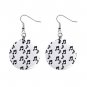 Music Notes Dangle Earrings Jewelry 1 inch Buttons 12176322