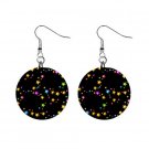 Starry Night Stars Dangle Earrings Jewelry 1 inch Buttons 12176325 Starry Night Stars Dangle Earrings Jewelry 1 inch Buttons 12176325