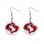 Zodiac Sign Pisces Dangle Earrings Jewelry 1 inch Buttons 12176346