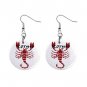 Zodiac Sign Scorpio Dangle Earrings Jewelry 1 inch Buttons 12176351