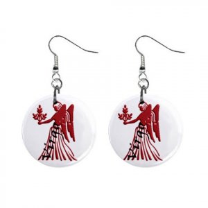 Zodiac Sign Virgo Dangle Earrings Jewelry 1 inch Buttons 12176353
