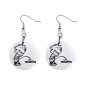 Pee On Tailgaters Dangle Earrings Jewelry 1 inch Buttons 12305978