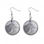 Idaho State Quarter Dangle Earrings Jewelry 1 inch Buttons12302546