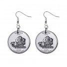 Kansas State Quarter Dangle Earrings Jewelry 1 inch Buttons 12302542