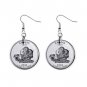 Kansas State Quarter Dangle Earrings Jewelry 1 inch Buttons 12302542