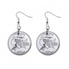 Louisiana  State Quarter Dangle Earrings Jewelry 1 inch Buttons 12302540