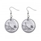 Maine State Quarter Dangle Earrings Jewelry 1 inch Buttons 12302539