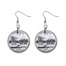 Minnesota State Quarter Dangle Earrings Jewelry 1 inch Buttons 12302534