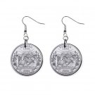 Nevada State Quarter Dangle Earrings Jewelry 1 inch Buttons 12302529