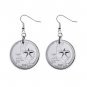 Texas State Quarter Dangle Earrings Jewelry 1 inch Buttons 12302512