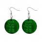 Circuit Board Dangle Earrings Jewelry 1 inch Buttons 12306020