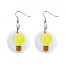 Bright Idea Light Bulb Dangle Earrings Jewelry 1 inch Buttons 12320052