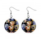 New Tea Pot Cups Collector Dangle Earrings Jewelry Button Round 12400603