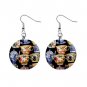 New Tea Pot Cups Collector Dangle Earrings Jewelry Button Round 12400603