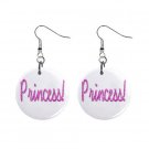 Princess Dangle Earrings Jewelry 1 inch Buttons 12116680