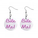 Bite Me! Dangle Earrings Jewelry 1 inch Buttons 12116687