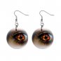 Firey Goth Eye Dangle Earrings Jewelry 1 inch Buttons 12310117