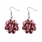 Christmas Red Bow Dangle Earrings Jewelry 1 inch Buttons 12456983 Christmas Red Bow Dangle Earrings Jewelry 1 inch Buttons 12456983