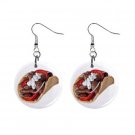 Gyros Dangle Earrings Jewelry 1 inch Button 12322867