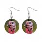 Live Turkey Dangle Earrings Jewelry 1 inch Buttons 12345401