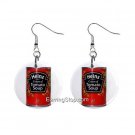 Heintz Tomato Soup Pop Art Dangle Earrings Jewelry 1 inch Buttons 12409503