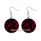 Lobster Dangle Earrings Jewelry 1 inch Buttons 12398805