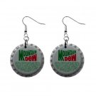 Mountain Dew Cap Dangle Earrings Jewelry 1 inch Buttons 12479777