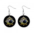 Bowling Team League #2 Dangle Earrings Jewelry 1 inch Buttons 12619768