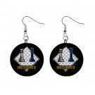 Chess Club Dangle Earrings Jewelry 1 inch Buttons 12619794