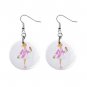 Pregnant Lady  Dangle Earrings Jewelry 1 inch Buttons 12310674
