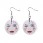 Harliquin Face Dangle Earrings Jewelry 1 inch Buttons 12310668