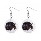 Crab Dangle Earrings Jewelry 1 inch Buttons 12479724