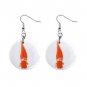 Orange Troll #2  Dangle Earrings Jewelry 1 inch Buttons 12479794