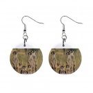 Meerkat Family #2 Dangle Earrings Jewelry 1 inch Buttons 12479771