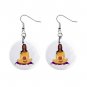 Yoga Lady #2 Dangle Earrings Jewelry 1 inch Buttons 12619875