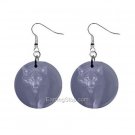 Beast Dangle Button Earrings Jewelry 1 inch Round 12734840