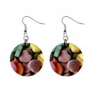 New Conversation Valentine Candy Hearts Dangle Button Earrings Jewelry 13479477