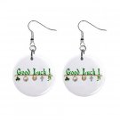 St. Paddy Patrick Day  Charms Dangle Button Earrings Jewelry 13501051